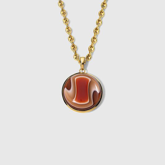 ULTRAMODE BUTTON PENDANT - ORANGE