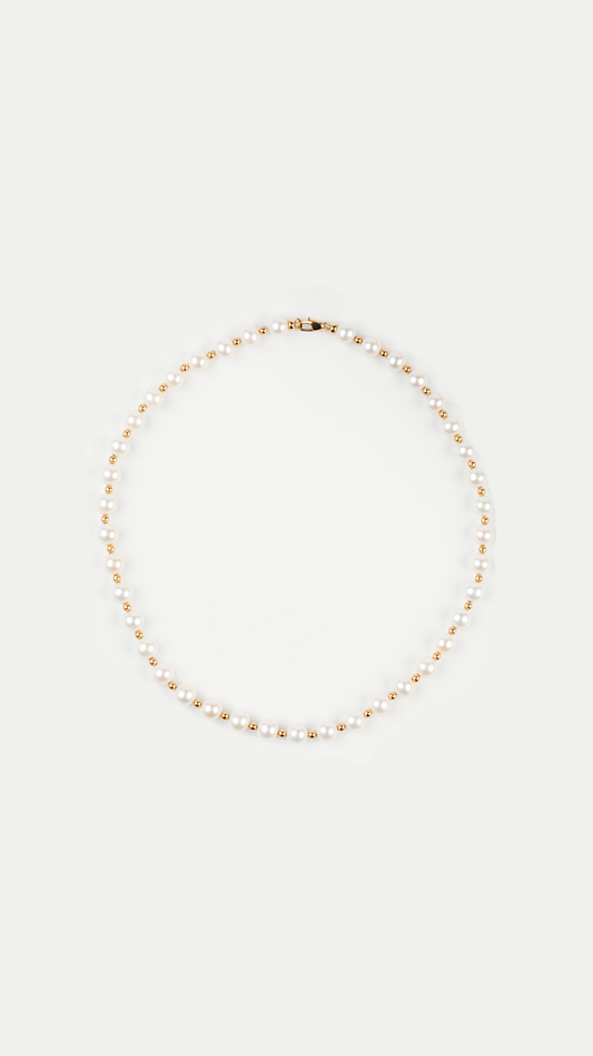 PULSE NECKLACE - PEARL