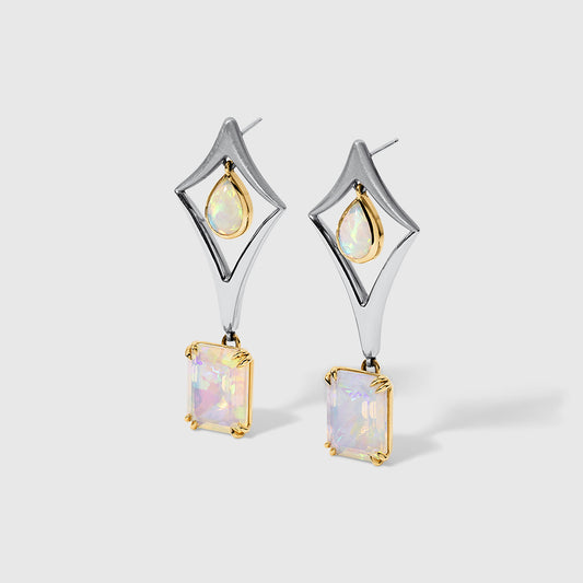 SPACE ODYSSEY EARRINGS - OPAL